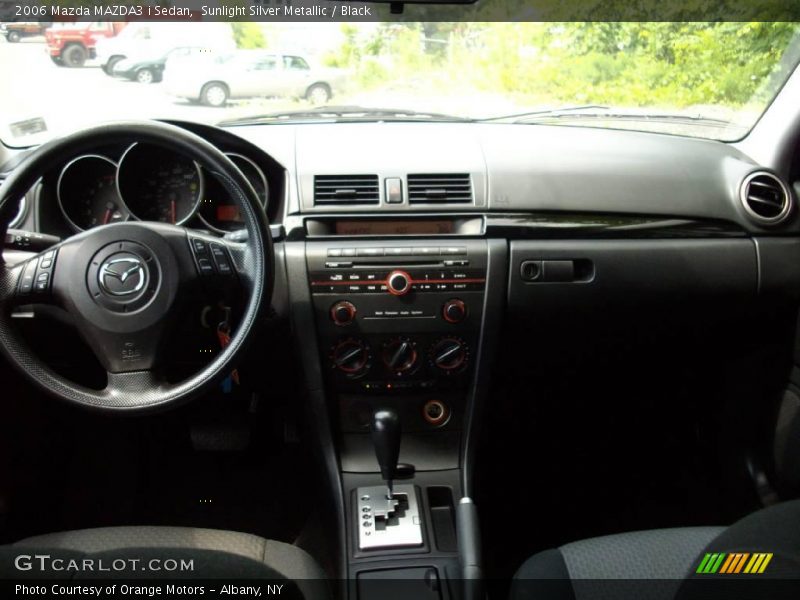 Sunlight Silver Metallic / Black 2006 Mazda MAZDA3 i Sedan