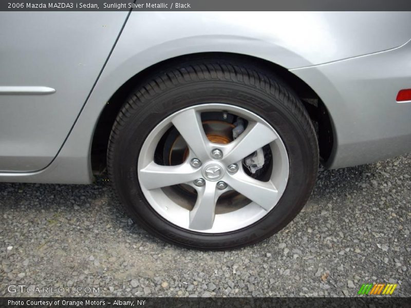 Sunlight Silver Metallic / Black 2006 Mazda MAZDA3 i Sedan