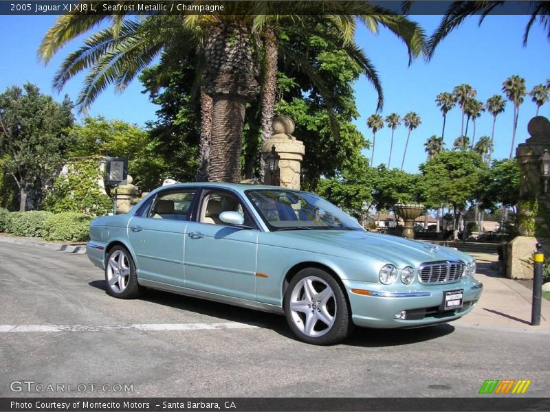 Seafrost Metallic / Champagne 2005 Jaguar XJ XJ8 L