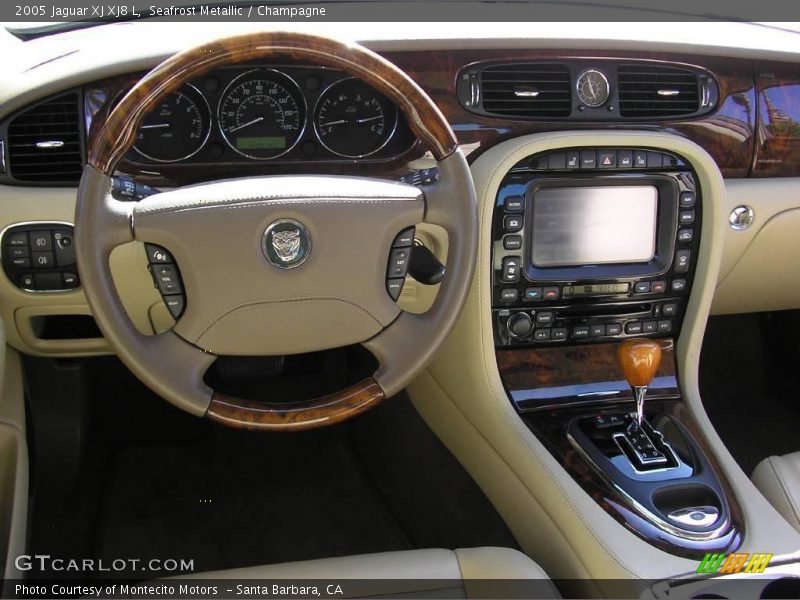 Seafrost Metallic / Champagne 2005 Jaguar XJ XJ8 L