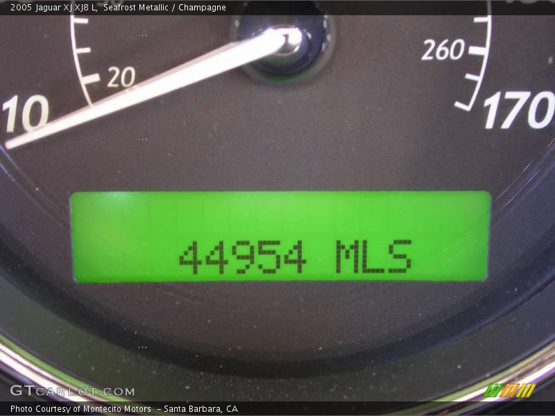 Seafrost Metallic / Champagne 2005 Jaguar XJ XJ8 L
