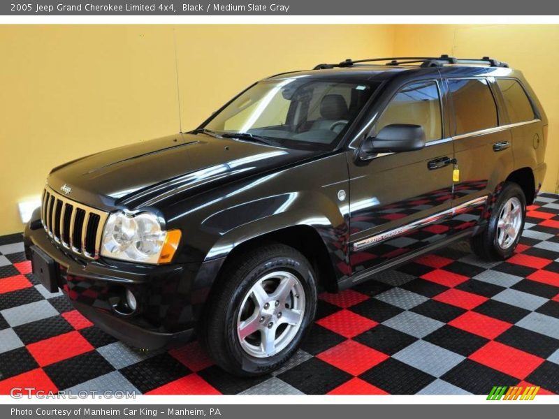Black / Medium Slate Gray 2005 Jeep Grand Cherokee Limited 4x4