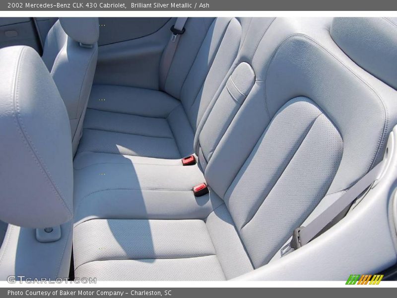 Brilliant Silver Metallic / Ash 2002 Mercedes-Benz CLK 430 Cabriolet
