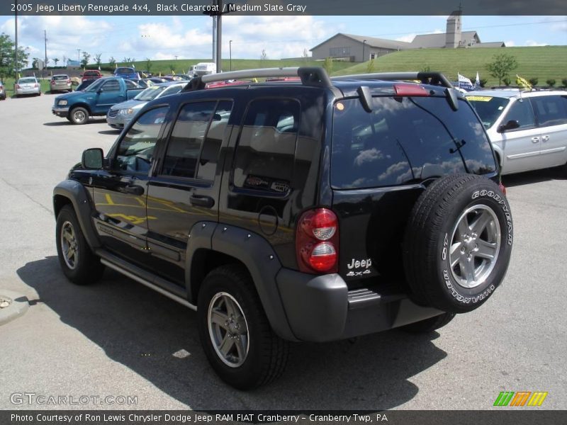Black Clearcoat / Medium Slate Gray 2005 Jeep Liberty Renegade 4x4