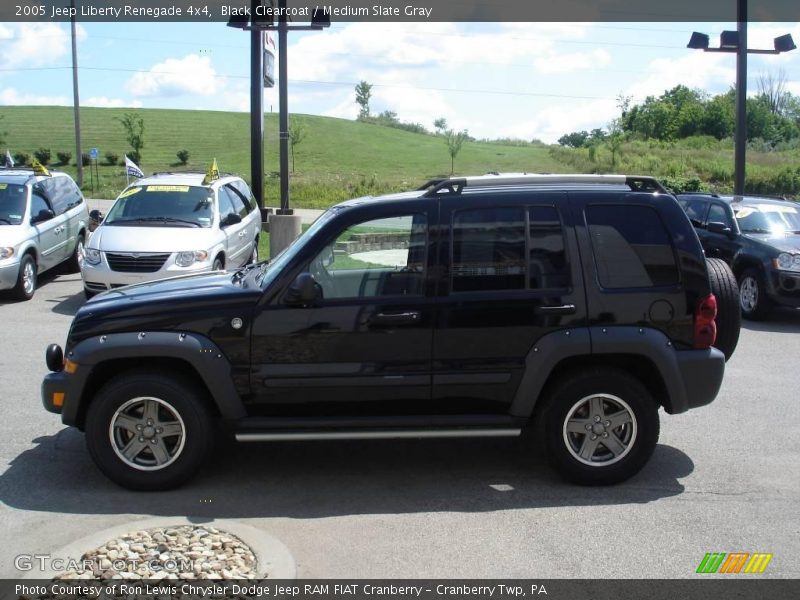Black Clearcoat / Medium Slate Gray 2005 Jeep Liberty Renegade 4x4