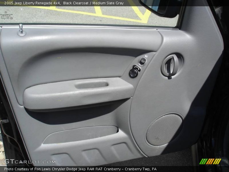 Black Clearcoat / Medium Slate Gray 2005 Jeep Liberty Renegade 4x4