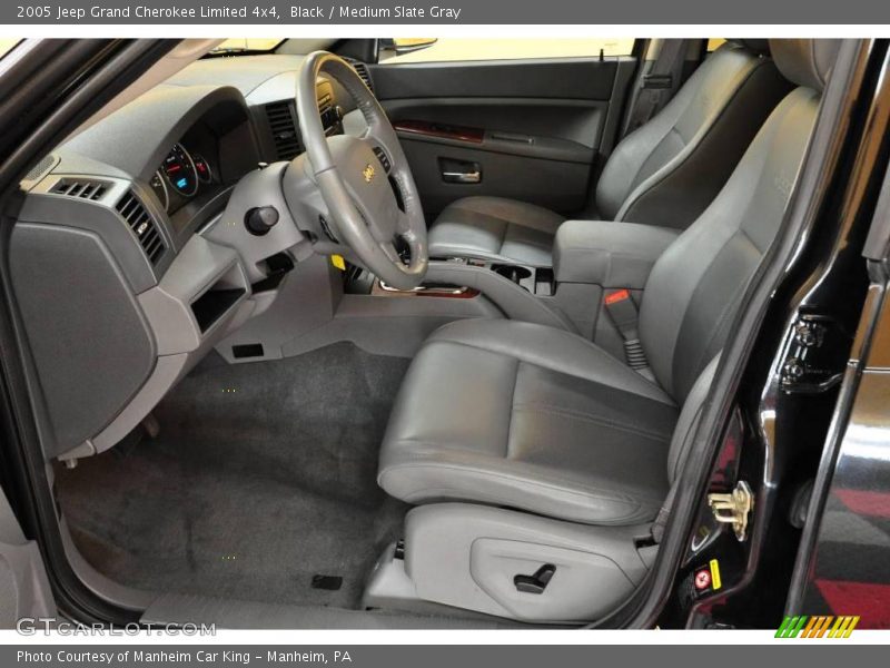 Black / Medium Slate Gray 2005 Jeep Grand Cherokee Limited 4x4