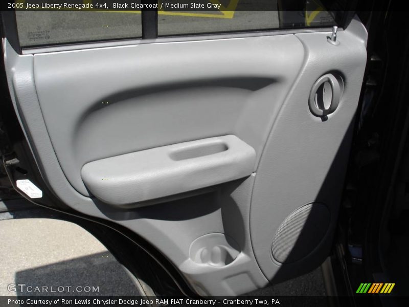 Black Clearcoat / Medium Slate Gray 2005 Jeep Liberty Renegade 4x4