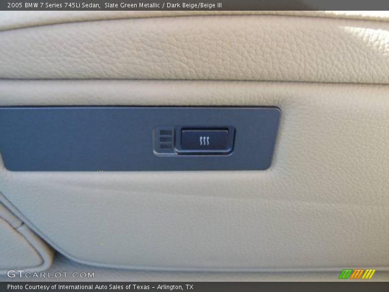 Slate Green Metallic / Dark Beige/Beige III 2005 BMW 7 Series 745Li Sedan