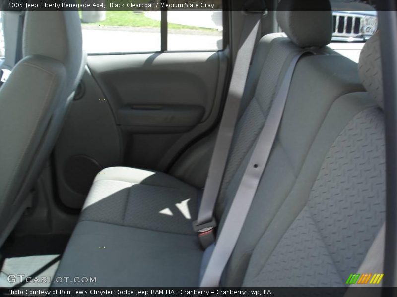 Black Clearcoat / Medium Slate Gray 2005 Jeep Liberty Renegade 4x4