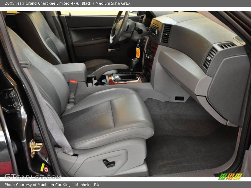Black / Medium Slate Gray 2005 Jeep Grand Cherokee Limited 4x4