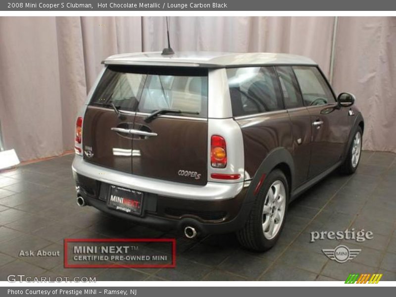 Hot Chocolate Metallic / Lounge Carbon Black 2008 Mini Cooper S Clubman