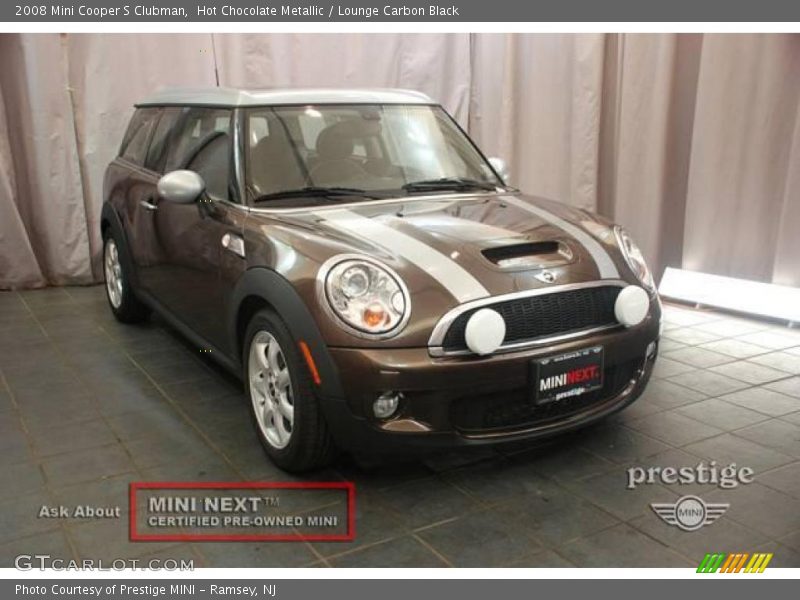 Hot Chocolate Metallic / Lounge Carbon Black 2008 Mini Cooper S Clubman