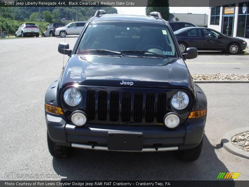 Black Clearcoat / Medium Slate Gray 2005 Jeep Liberty Renegade 4x4