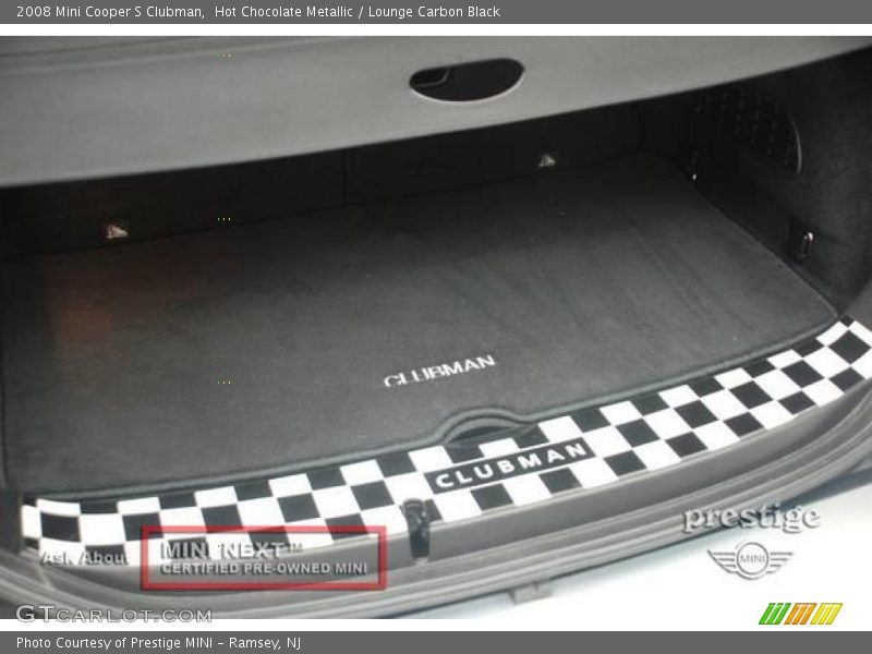 Hot Chocolate Metallic / Lounge Carbon Black 2008 Mini Cooper S Clubman