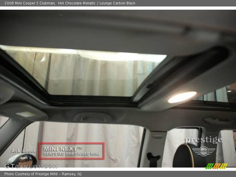 Hot Chocolate Metallic / Lounge Carbon Black 2008 Mini Cooper S Clubman