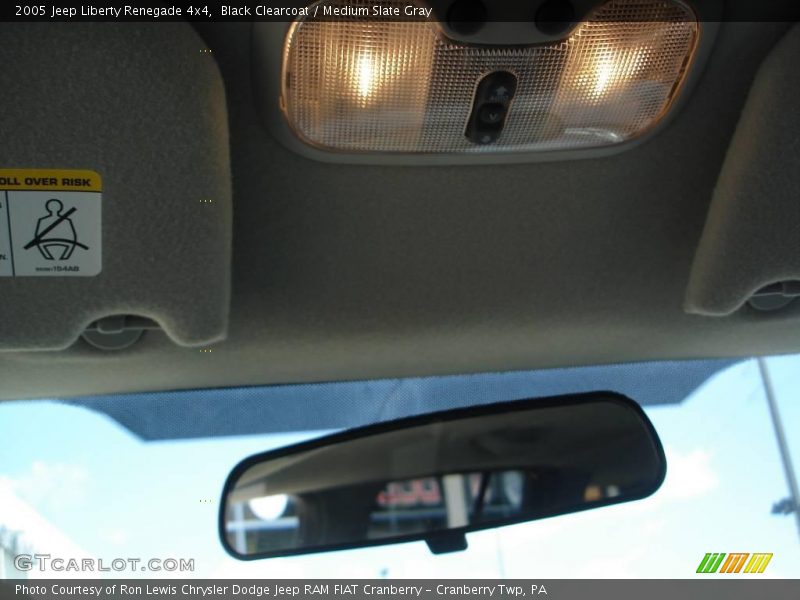 Black Clearcoat / Medium Slate Gray 2005 Jeep Liberty Renegade 4x4