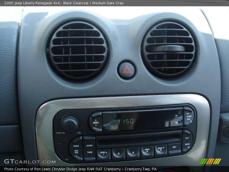 Black Clearcoat / Medium Slate Gray 2005 Jeep Liberty Renegade 4x4