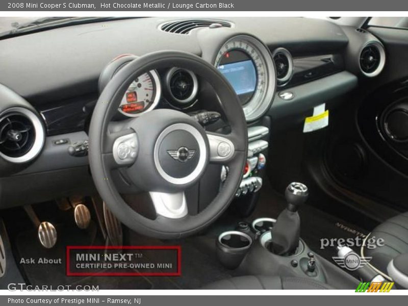 Hot Chocolate Metallic / Lounge Carbon Black 2008 Mini Cooper S Clubman