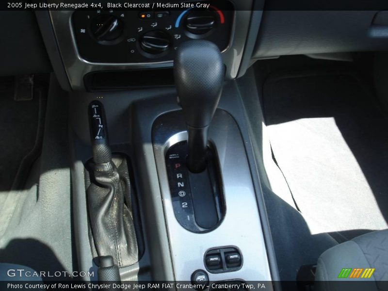 Black Clearcoat / Medium Slate Gray 2005 Jeep Liberty Renegade 4x4