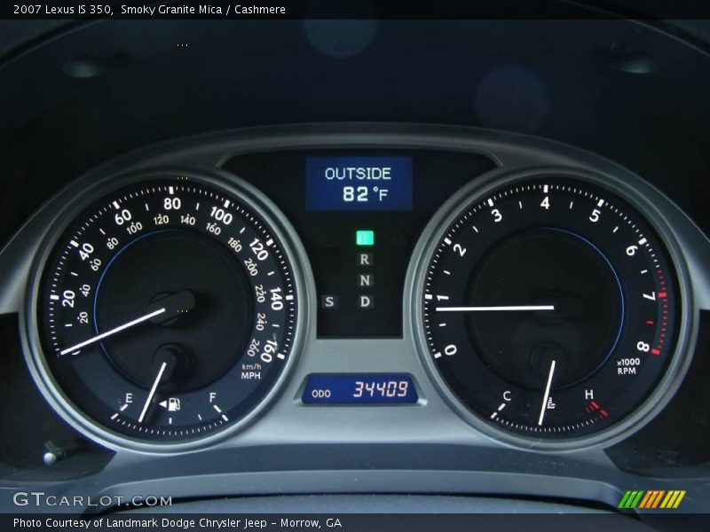 Smoky Granite Mica / Cashmere 2007 Lexus IS 350