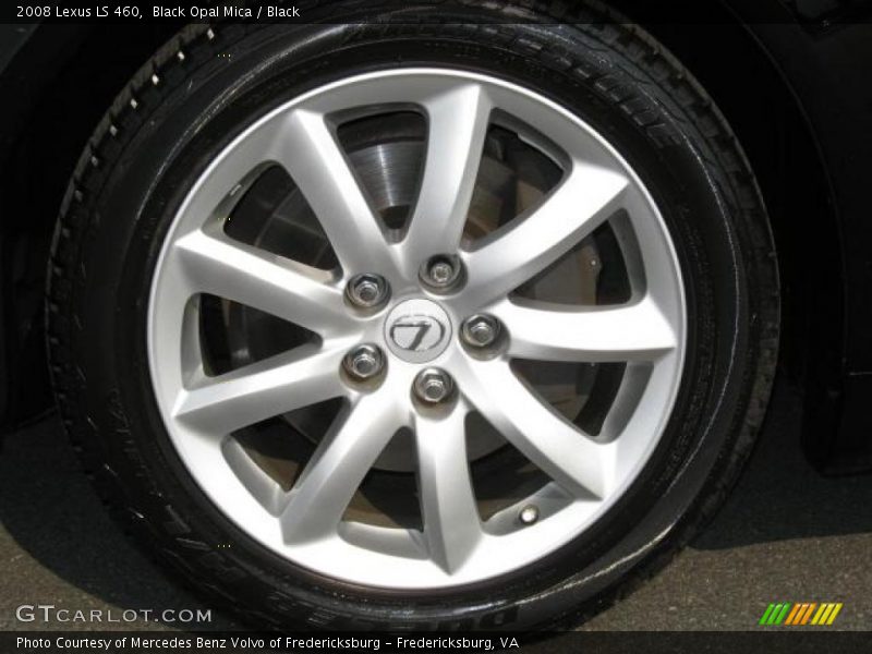 Black Opal Mica / Black 2008 Lexus LS 460