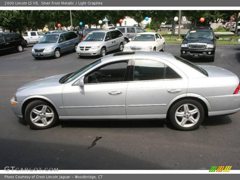 Silver Frost Metallic / Light Graphite 2000 Lincoln LS V8
