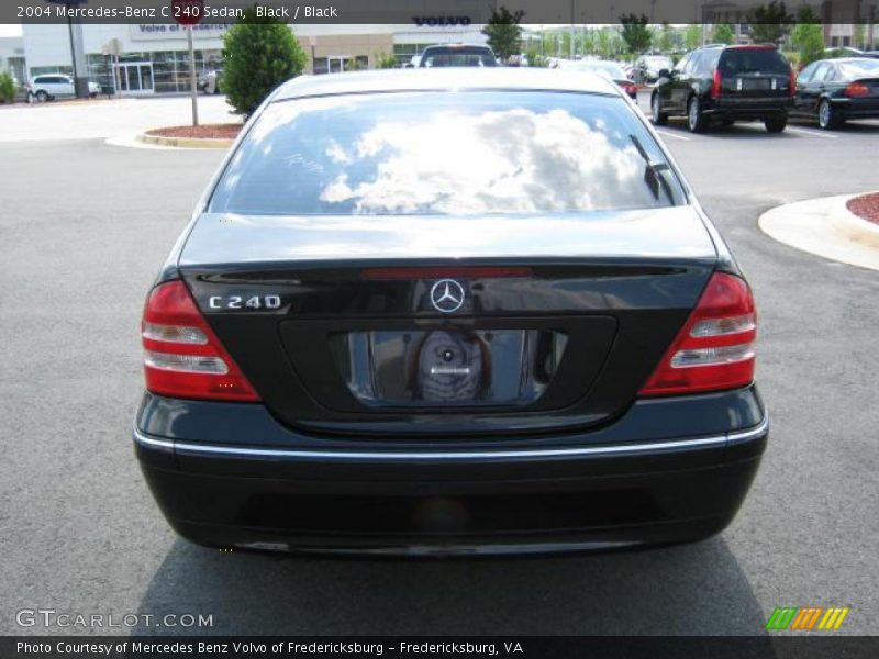 Black / Black 2004 Mercedes-Benz C 240 Sedan