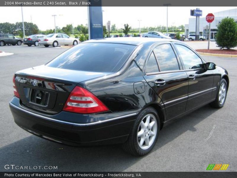 Black / Black 2004 Mercedes-Benz C 240 Sedan