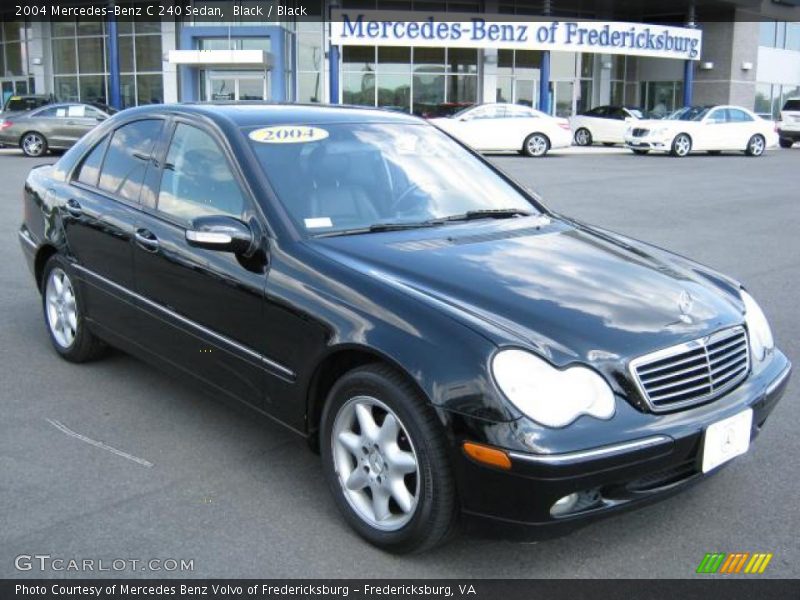 Black / Black 2004 Mercedes-Benz C 240 Sedan
