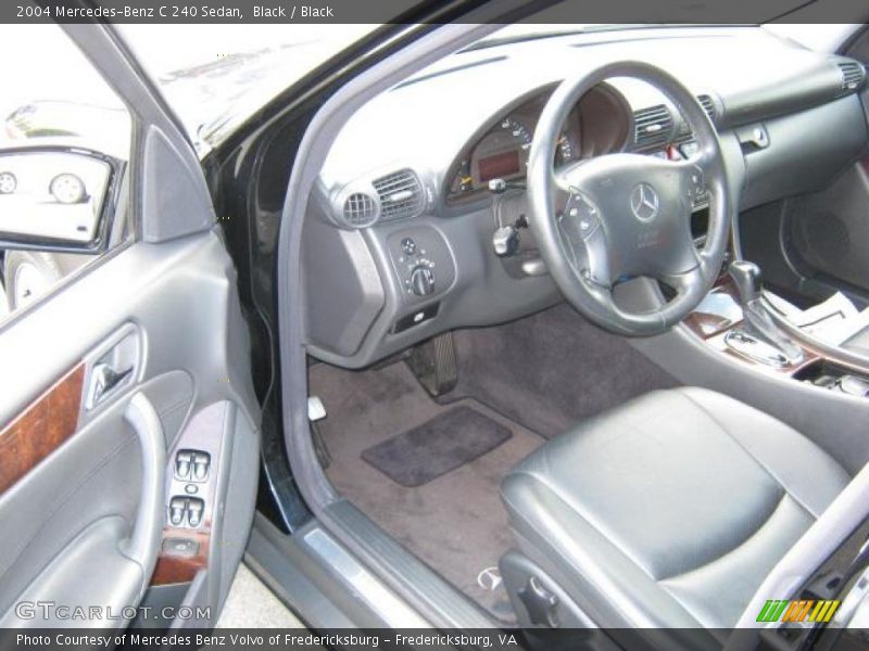 Black / Black 2004 Mercedes-Benz C 240 Sedan