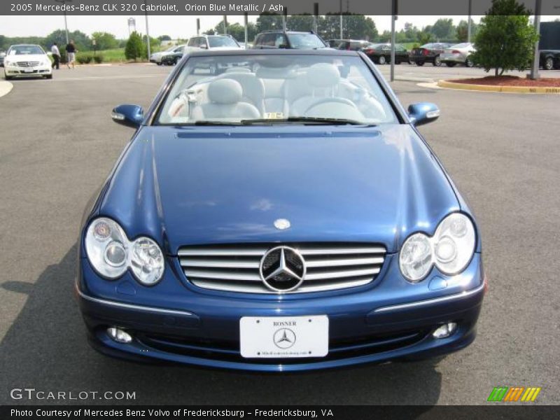 Orion Blue Metallic / Ash 2005 Mercedes-Benz CLK 320 Cabriolet