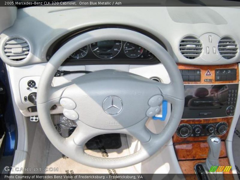 Orion Blue Metallic / Ash 2005 Mercedes-Benz CLK 320 Cabriolet
