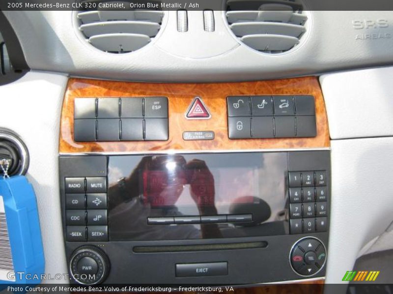 Orion Blue Metallic / Ash 2005 Mercedes-Benz CLK 320 Cabriolet