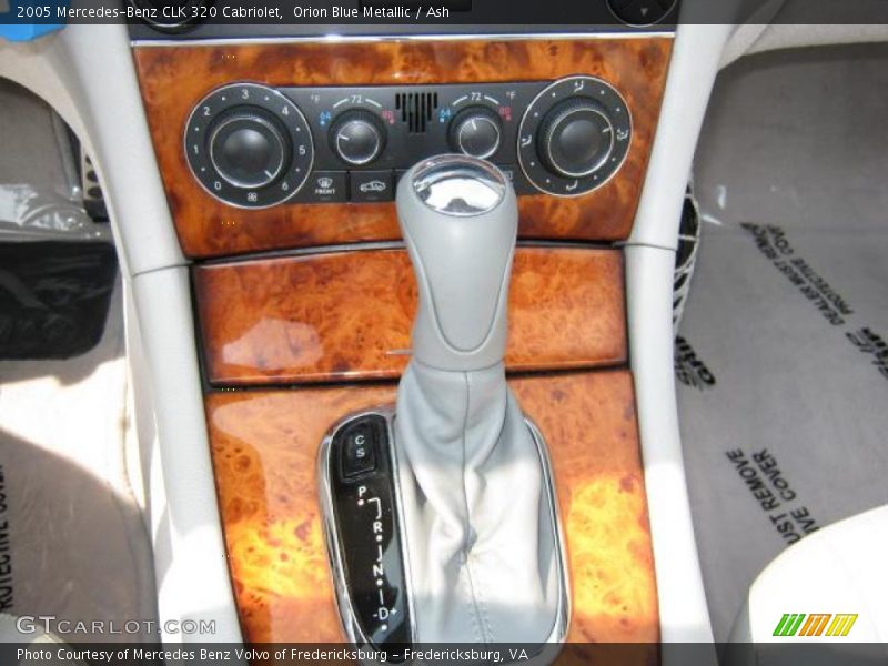 Orion Blue Metallic / Ash 2005 Mercedes-Benz CLK 320 Cabriolet