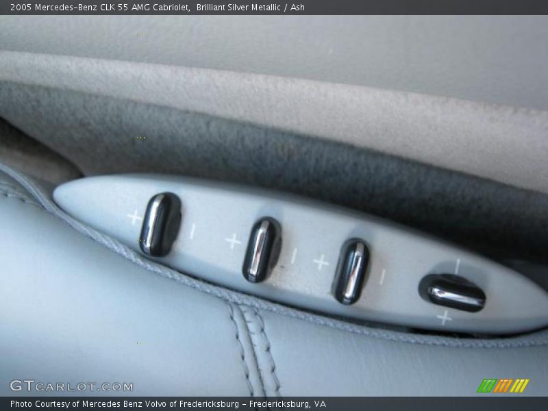 Brilliant Silver Metallic / Ash 2005 Mercedes-Benz CLK 55 AMG Cabriolet