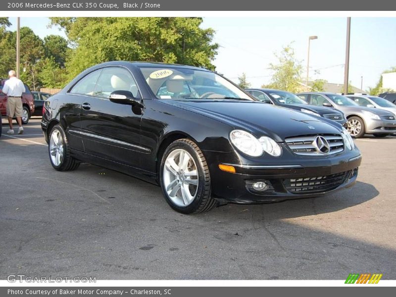 Black / Stone 2006 Mercedes-Benz CLK 350 Coupe
