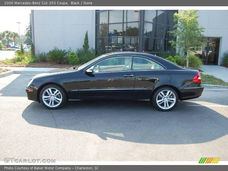 Black / Stone 2006 Mercedes-Benz CLK 350 Coupe