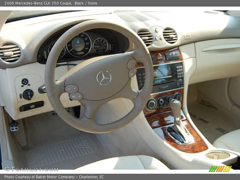 Black / Stone 2006 Mercedes-Benz CLK 350 Coupe