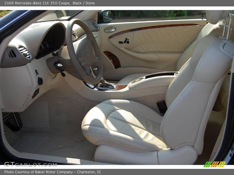 Black / Stone 2006 Mercedes-Benz CLK 350 Coupe