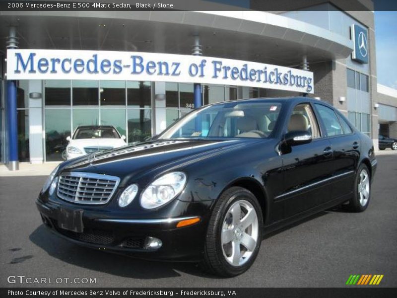 Black / Stone 2006 Mercedes-Benz E 500 4Matic Sedan