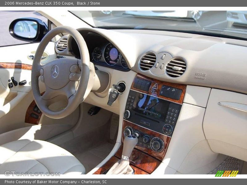 Black / Stone 2006 Mercedes-Benz CLK 350 Coupe