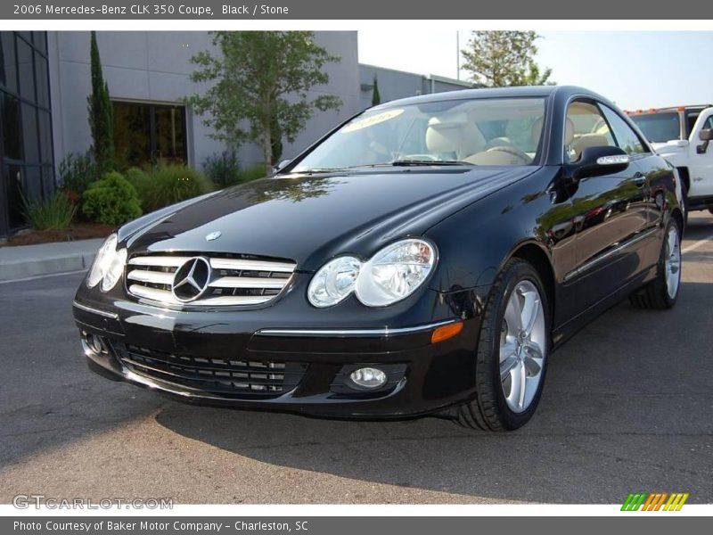 Black / Stone 2006 Mercedes-Benz CLK 350 Coupe