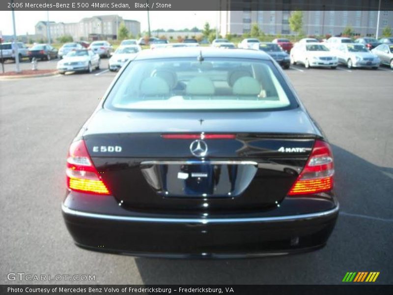 Black / Stone 2006 Mercedes-Benz E 500 4Matic Sedan