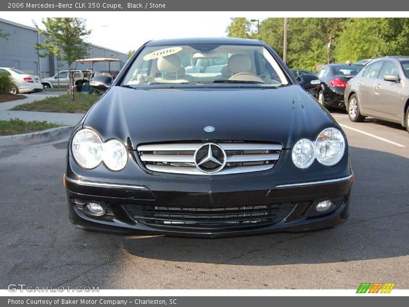 Black / Stone 2006 Mercedes-Benz CLK 350 Coupe