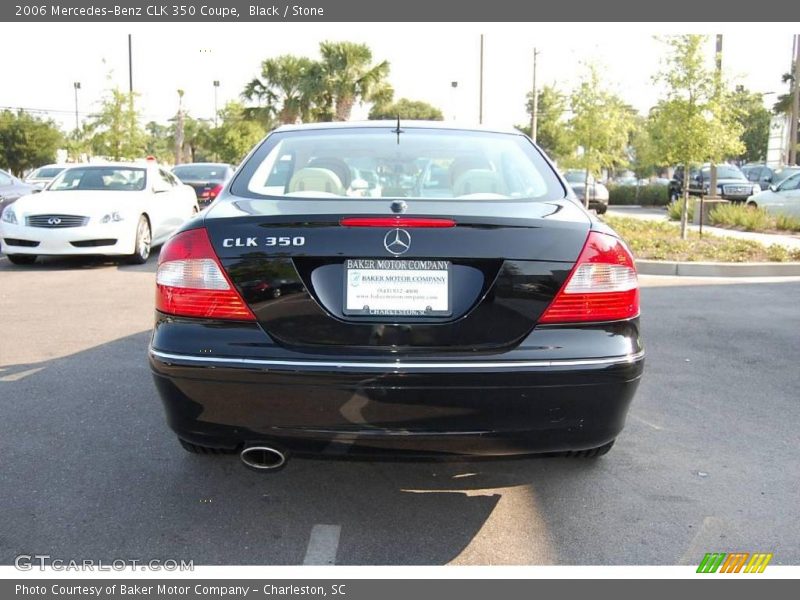 Black / Stone 2006 Mercedes-Benz CLK 350 Coupe