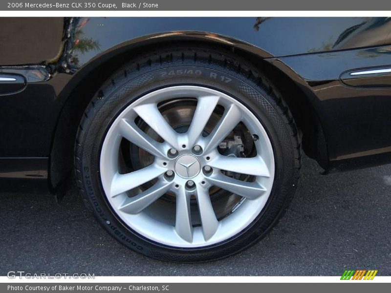 Black / Stone 2006 Mercedes-Benz CLK 350 Coupe