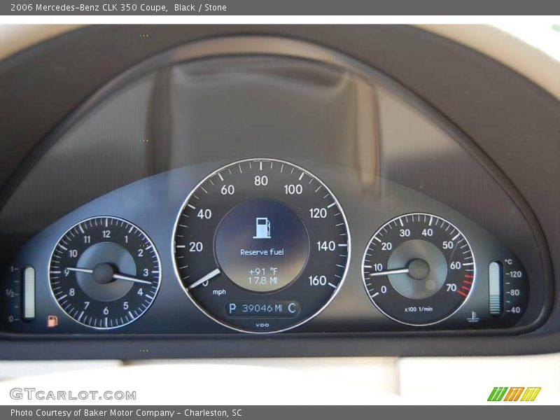 Black / Stone 2006 Mercedes-Benz CLK 350 Coupe
