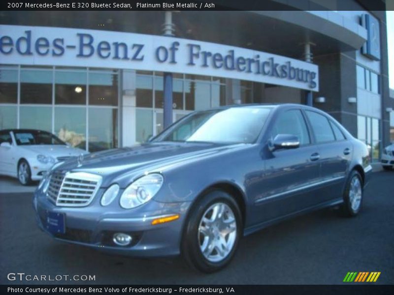 Platinum Blue Metallic / Ash 2007 Mercedes-Benz E 320 Bluetec Sedan