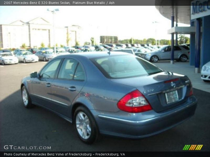 Platinum Blue Metallic / Ash 2007 Mercedes-Benz E 320 Bluetec Sedan